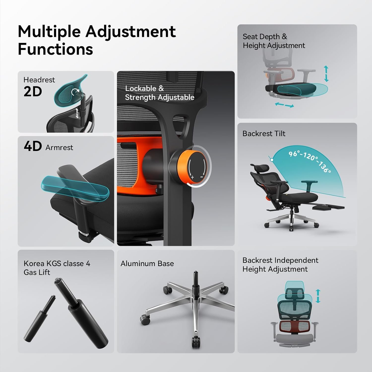 Newtral NT002-DE-A Recline Workstation Bundle Desk and Chair